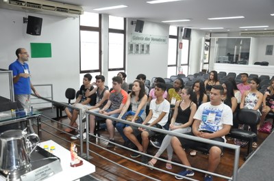 Plénario - 6° Aula da oficina do Parlamento Jovem 26-03-2018