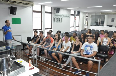 Plénario - 6° Aula da oficina do Parlamento Jovem 26-03-2018