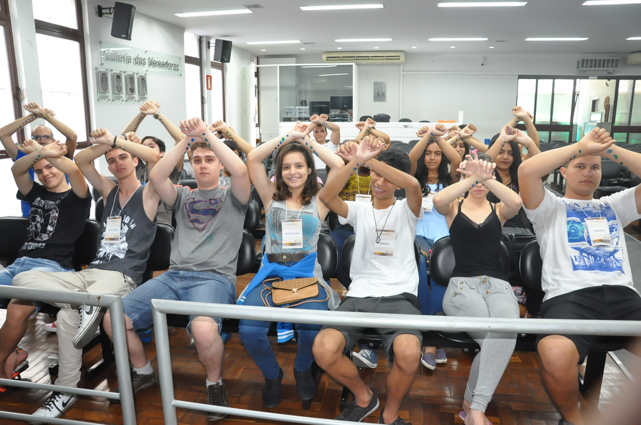 Plénario - 6° Aula da oficina do Parlamento Jovem 26-03-2018