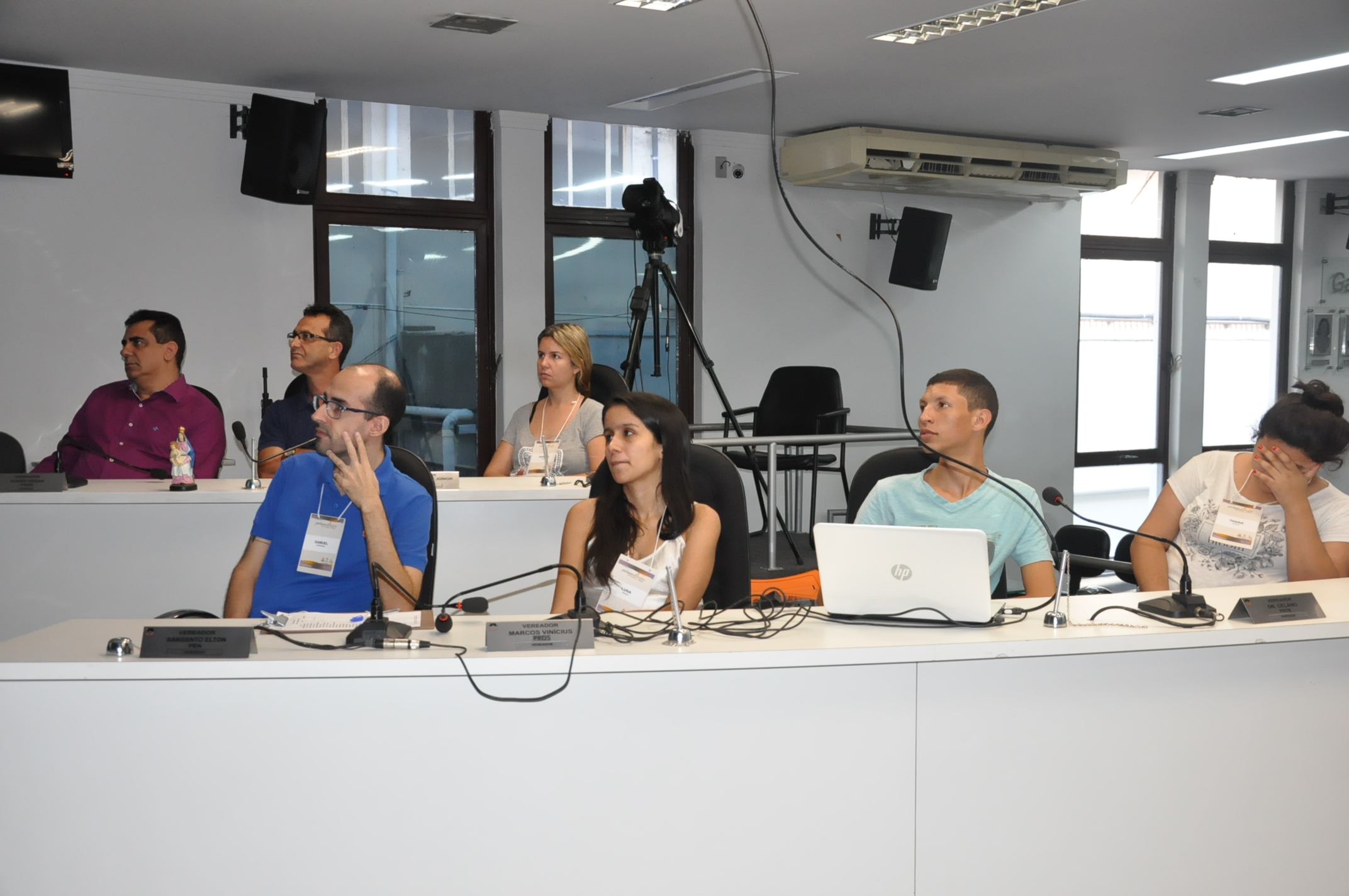 Plénanario -7° Aula da oficina do Parlamento Jovem 11-04-2018