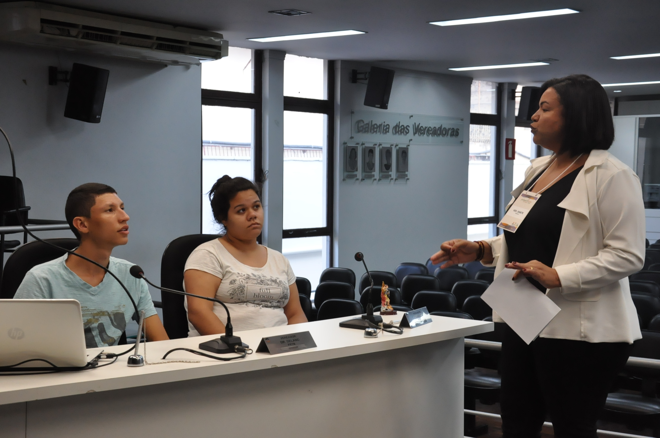 Plénanario -7° Aula da oficina do Parlamento Jovem 11-04-2018