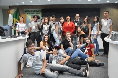 Plénario -Aula da Oficina do Parlamento Jovem 18-06-2018 