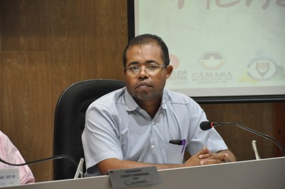 Ver. Raimundo Nonato -Aula da Oficina do Parlamento Jovem 18-06-2018 