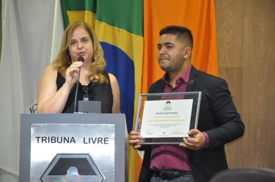 Ver. Cesar Tarzan, Escola Municipal Maria Fonseca Peçanha  - Moção Congrulatoria 14-12-2017