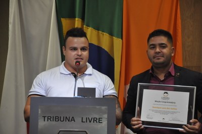 Ver. Cesar Tarzan, Henrique Lane dos Santos  - Moção Congrulatoria 14-12-2017