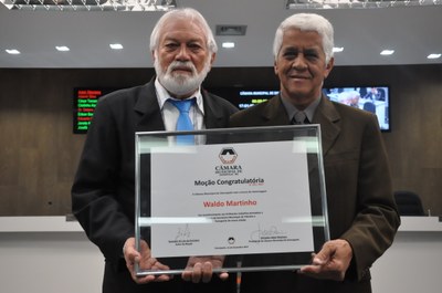 Ver. Zé Luiz da Farmacia, Waldo Martinho  - Moção Congrulatoria 14-12-2017