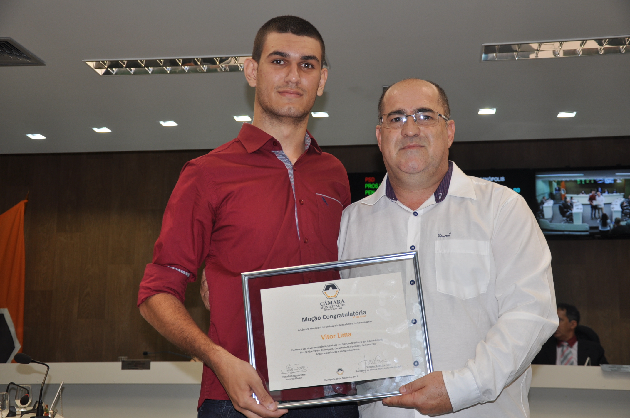 Ver. Sargento Elton - Vitor Lima - Moção Congrulatoria 30-11-2017