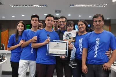 Ver. Ademir Silva -Grupo de Jovem Missionario da Misericordia -Moção Congraturatória 24-05-2018 