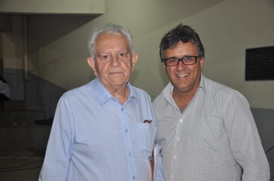 Prefeito Galileu Teixeira Machado e Secretário da Câmara Municipal de Divinópolis - Flavio Ramos 1° Audiência Publica IPTU - Ermida