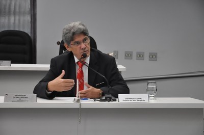 Prefeito da cidade de Bom Despacho Fernando Cabral -CPI COPASA 06-12-2017  