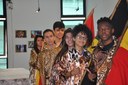 Representantes com Bandeiras da Africa: Dia Nacional da Conciência Negra 20-11-2017