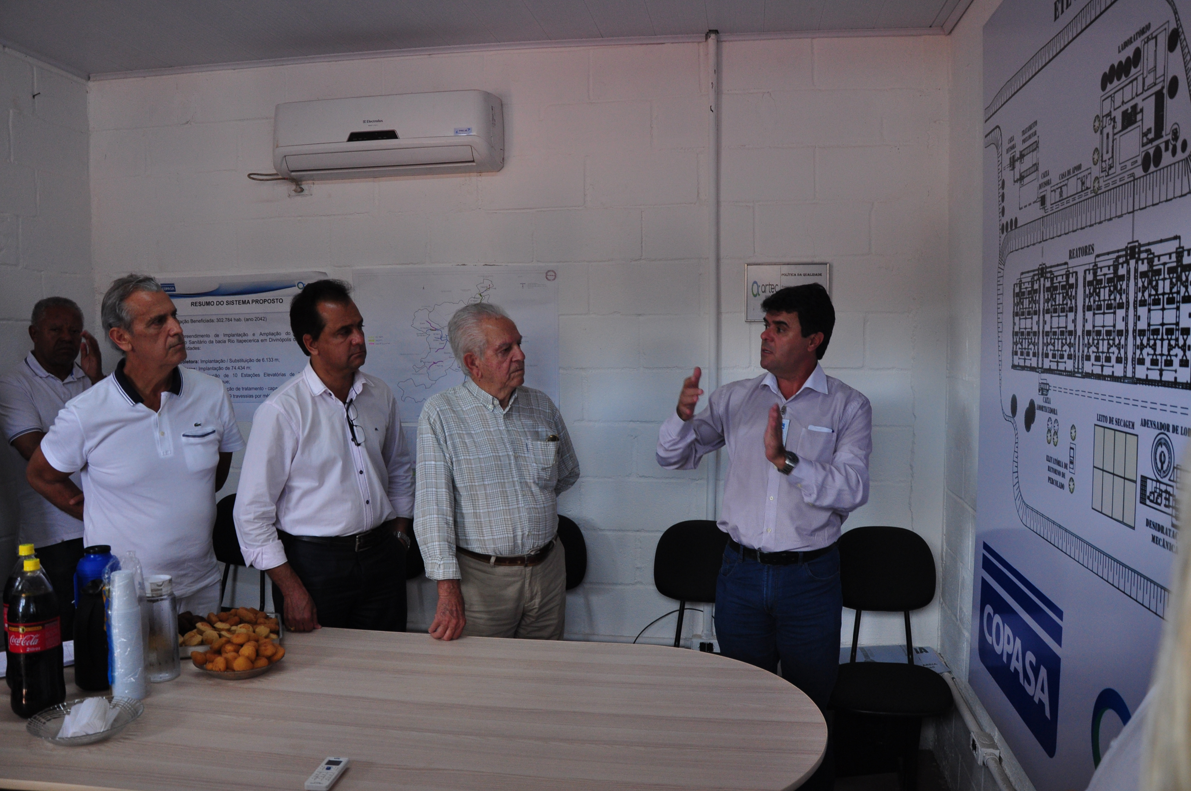 Visita técnica na ETE e nas Obras do Pró-Transporte 06-06-2018 