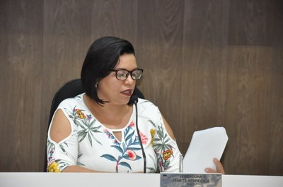 Ver. Janete Aparecida  - Reunião Ordinária 025, de 08 de maio de 2018 