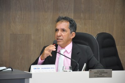 Ver. Josafá Anderson - Reunião Ordinária 025, de 08 de maio de 2018 