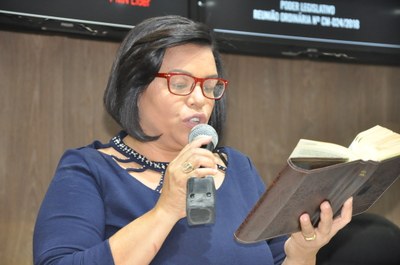 Ver. Janete Aparecida  - Reunião Ordinária 024, de 03 de maio de 2018