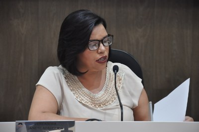 Ver. Janete Aparecida  - Reunião Ordinária 027, de 15 de maio de 2018 