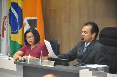 Pres. Adair e Sec Janete RO 014, 22/ 03/ 2018 