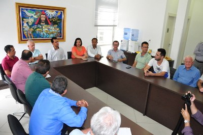 Visita Prefeito Galileu a Câmara 01-02-2017