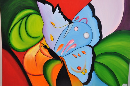 Idosos fazendo arte no Espaço GTO 21-09-2017