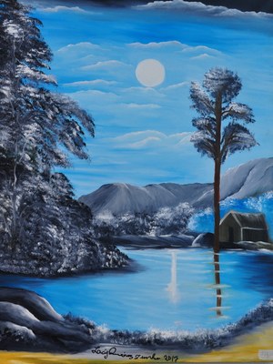 Idosos fazendo arte no Espaço GTO 21-09-2017