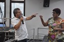 Poeta e Romantista Pedro César Batista  e Dr. Heloisa Aquino- Palestra Dia Internacional da Mulher Escola Estadual Joaquim Nabuco 