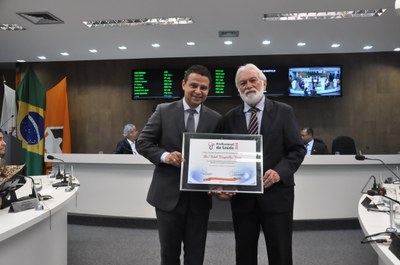 Ver. Edson de Souza - Dr. Vidal Graiello Neto -Homenagem Profissional da Saúde 05-04-2018 