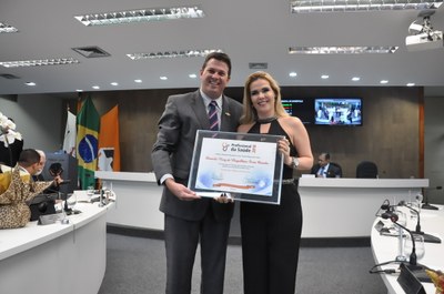 Ver. Eduardo Print Júnior - Dr. Daniela Nery Magalhaẽs Faria Outubo -Homenagem Profissional da Saúde 05-04-2018 