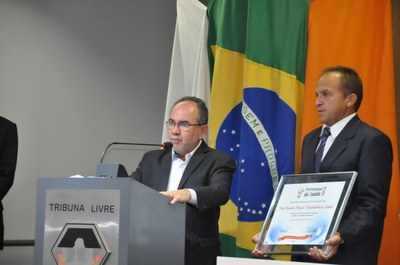 Ver. Renato Ferreira - José Geraldo PKereira ( Geraldinho da Saúde) -Homenagem Profissional da Saúde 05-04-2018 