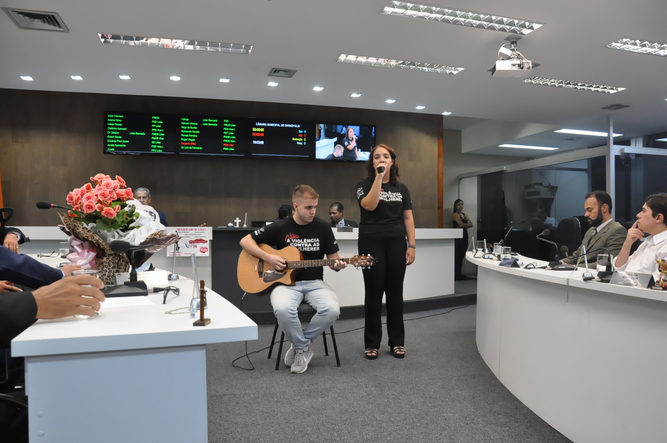 Homenagem Policia Civil - Karina e Maxuel - Mulher Cidadã 08-03-2018