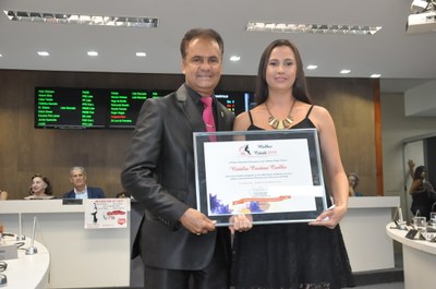 Ver. Adair Otaviano - Natália Cristina Coelho - Comenda Mulher Cidadã 08-03-2018