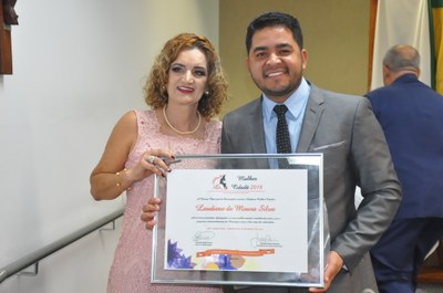 Ver. Cesar Tarzan  - Laudiene de Moura Silva - Comenda Mulher Cidadã 08-03-2018