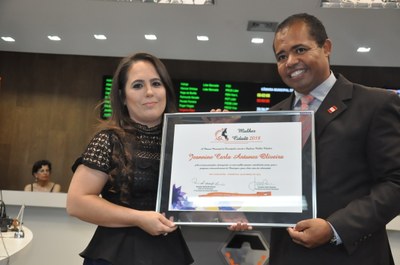 Ver. Raimundo Nonato - Jeannine Carla Antunes Oliveira - Comenda Mulher Cidadã 08-03-2018