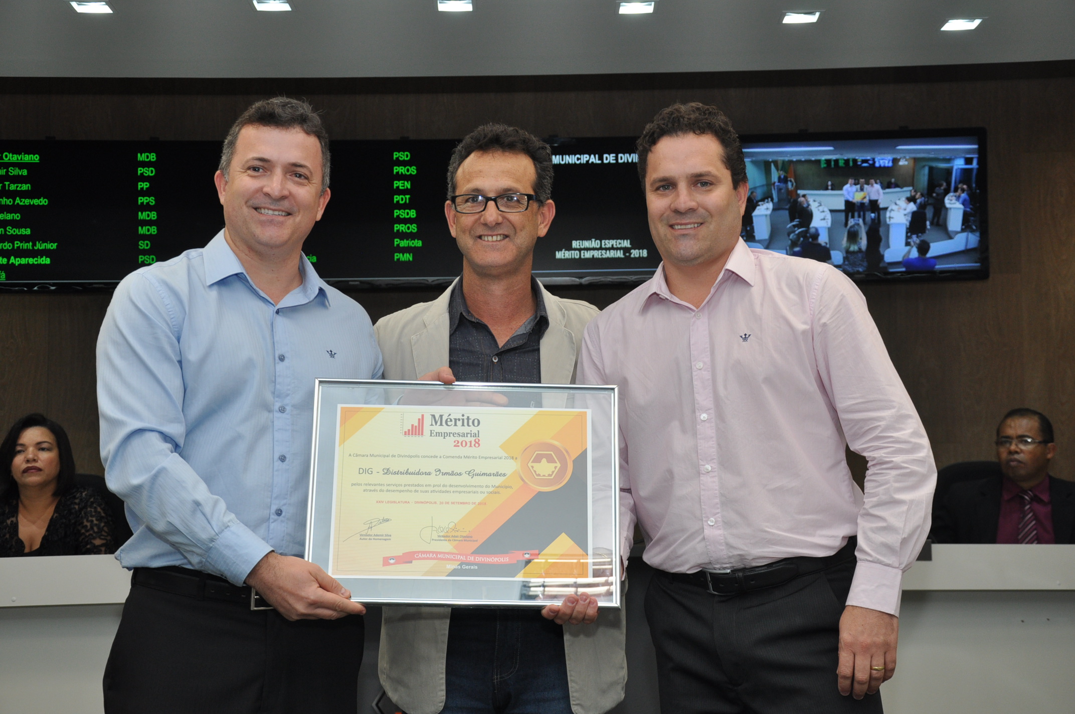 R Esp Merito Empresarial - Ver. Ademir Silva [Distribuidora Irmãos Guimarães] 20-09-2018