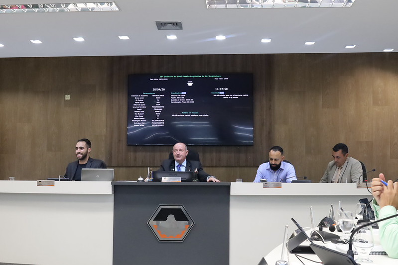 24ª Reunião da Câmara contou com três projetos aprovados nesta terça 