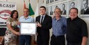 Acasp recebe Moção Congratulatória da Câmara de Divinópolis Acasp recebe Moção Congratulatória da Câmara de Divinópolis