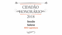 Câmara entrega "Cidadão Honorário" nesta sexta
