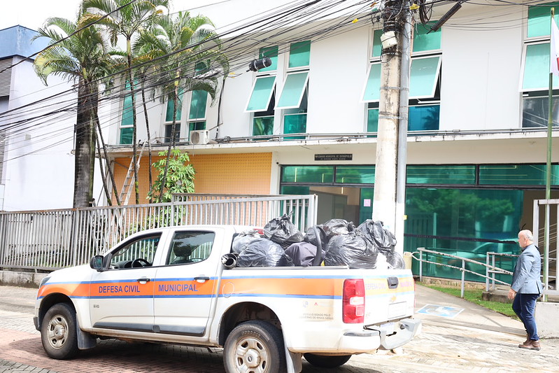Câmara entrega doações recolhidas para vítimas das chuvas em Juiz de Fora e região