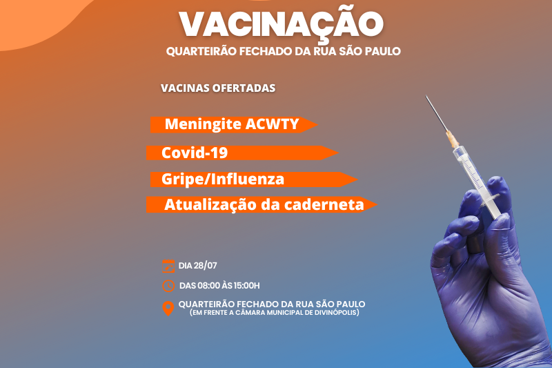 Câmara Municipal apoia campanha de vacinação na rua São Paulo