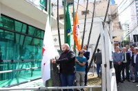 Câmara promove hasteamento das bandeiras
