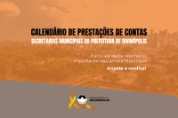 Câmara sediará Prestações de Contas nas próximas semanas