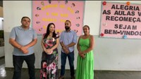 Comissão de Educação visita Escola Municipal Dona Maria Rosa