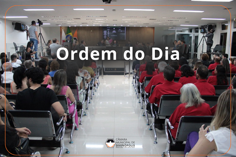 Confira a pauta da Reunião