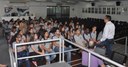 Estudantes do Parlamento Jovem participam de duas oficinas Estudantes do Parlamento Jovem participam de duas oficinas