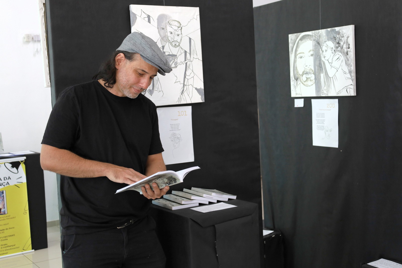 Livro “Luz e sombra” está em exposição no espaço GTO