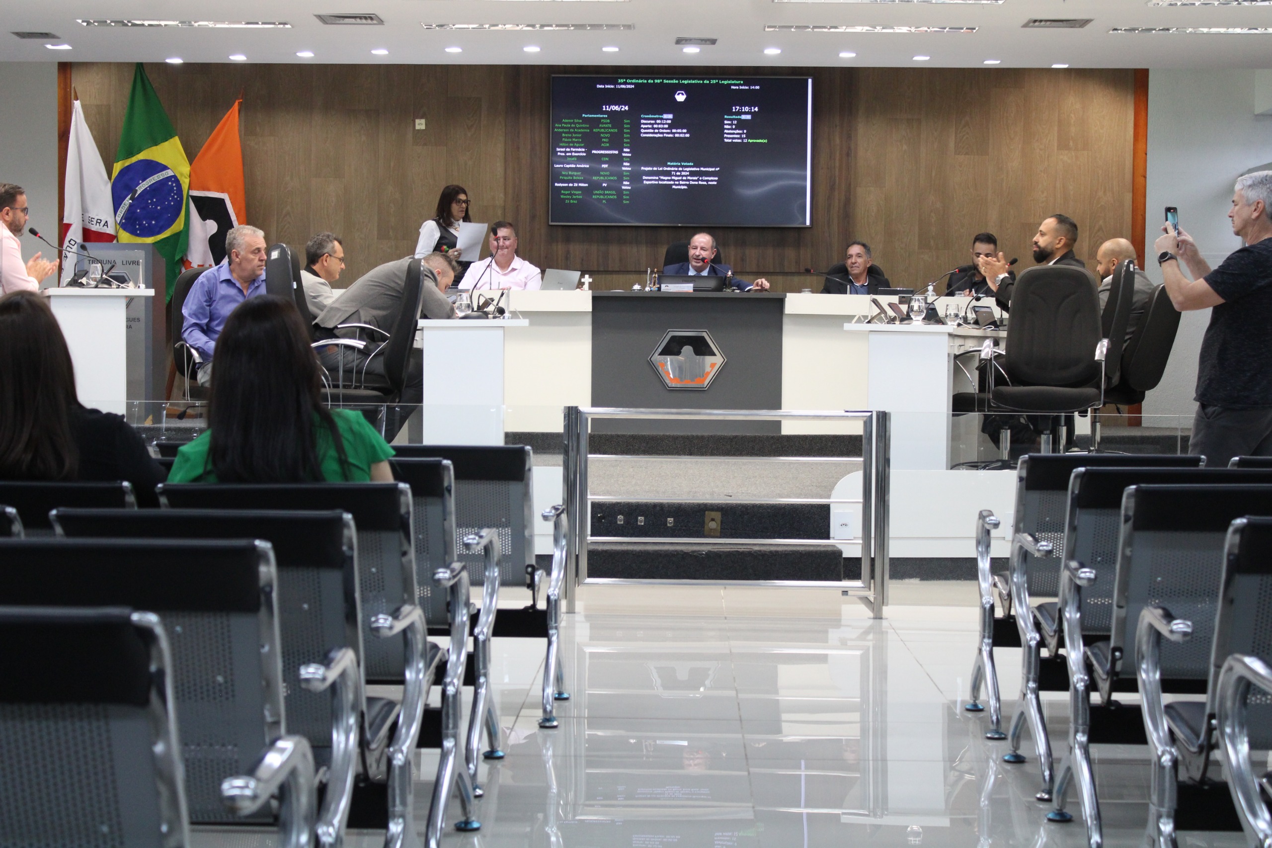 Parlamentares aprovaram sete projetos durante a 35ª Reunião
