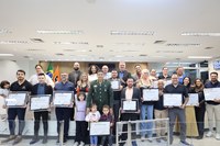 Quatorze Moções Congratulatórias foram entregues nesta quinta (28)