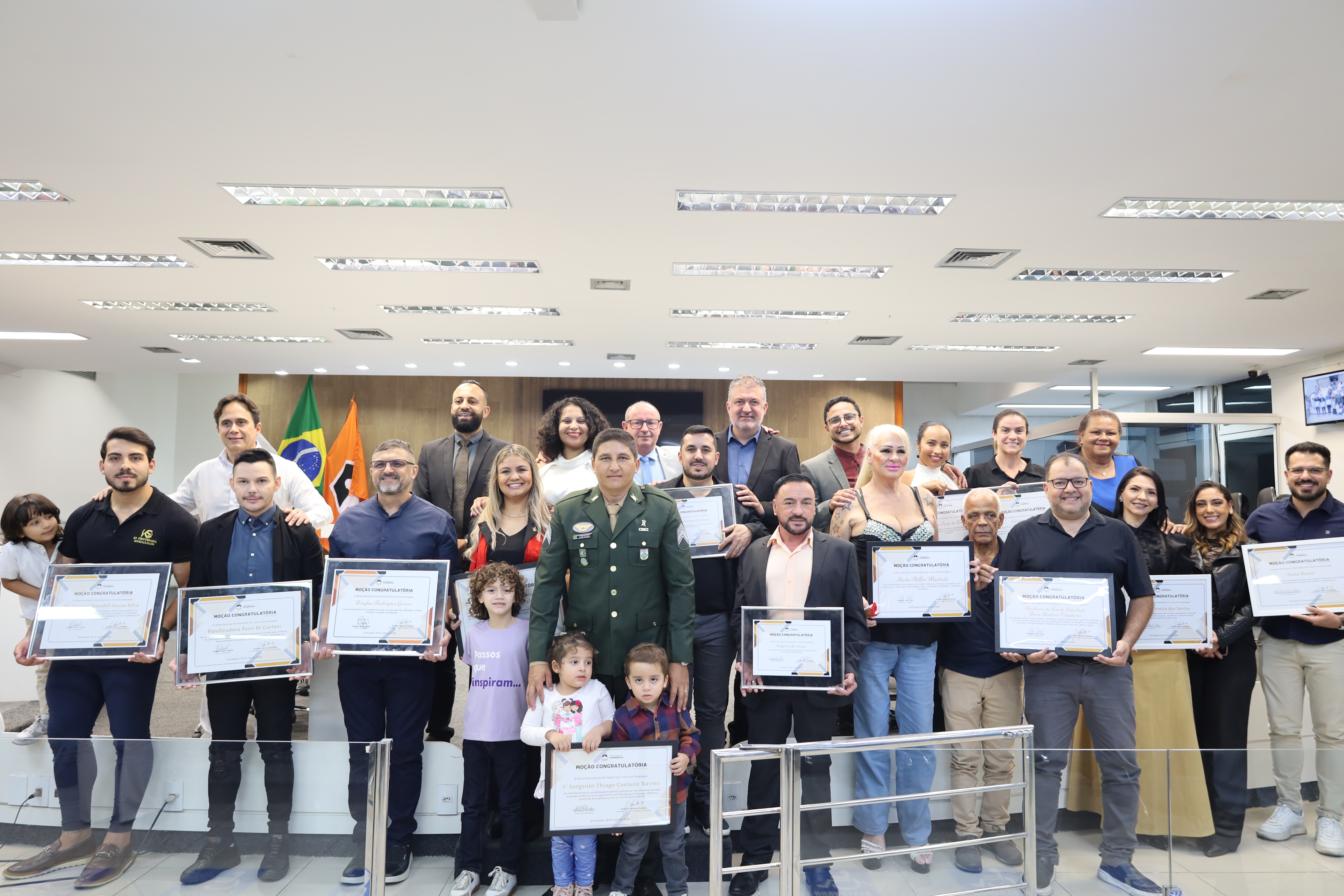 Quatorze Moções Congratulatórias foram entregues nesta quinta (28)