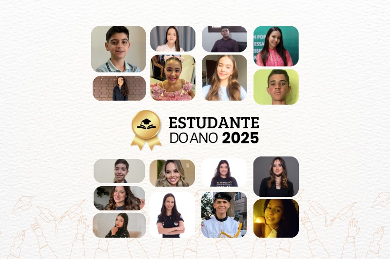 Título “Estudante do Ano 2025” será entregue na próxima terça