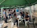 Vacinação na porta da Câmara tem grande adesão da população Vacinação na porta da Câmara tem grande adesão da população