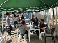 Vacinação na porta da Câmara tem grande adesão da população